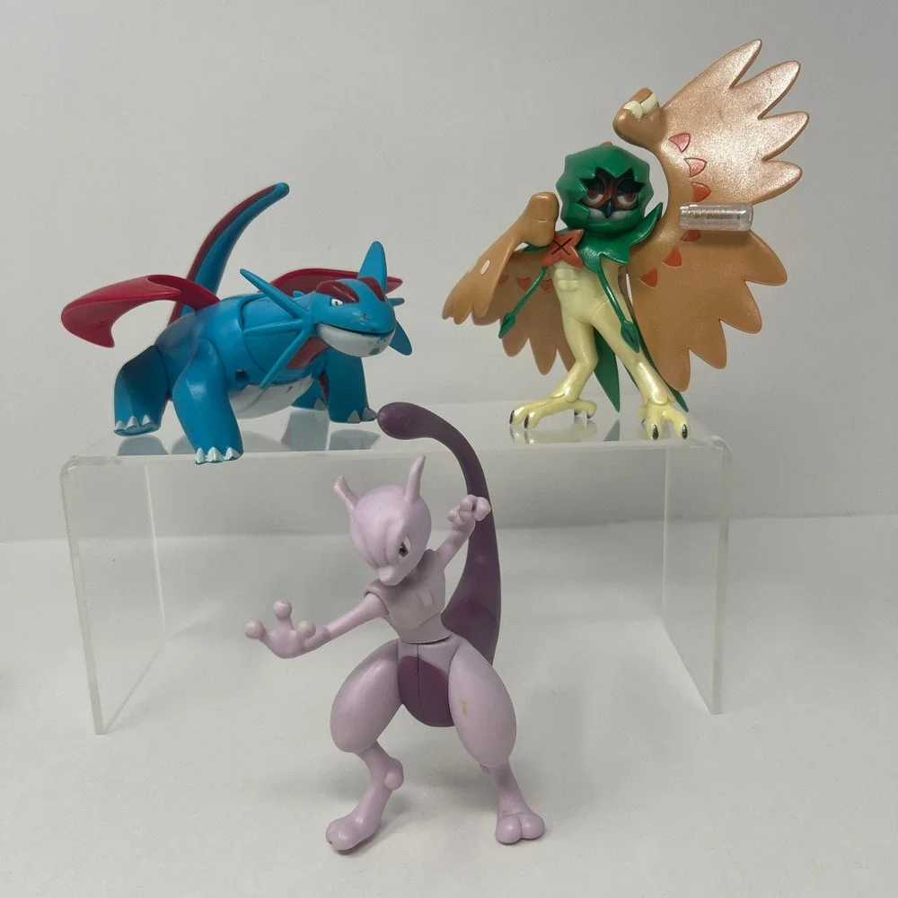 Pokemon Action Figure Lot 36 Mixed Sizes Multi Color Pikachu Mewtwo Articuno